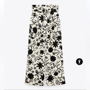Zara Floral Print Trousers